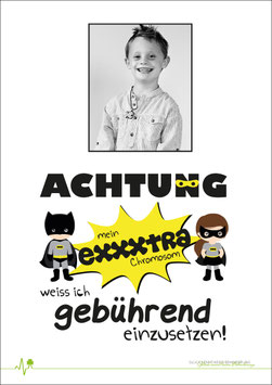 Poster - Superheld - individualisierbar