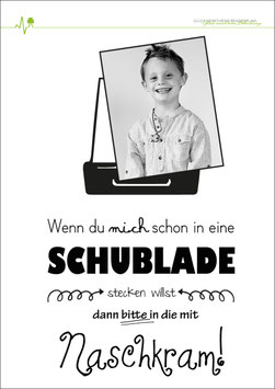 Poster - Schubladendenken - individualisierbar