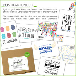 Postkartenbox Vielfalt ist Glück