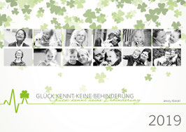 Jenny Klestil - Wandkalender A3 - Glück kennt keine Behinderung 2019