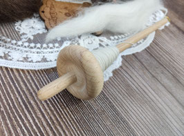 Mini Handspindel (Tiefwirtelspindel, Fußspindel)