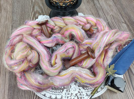 Kammzug SPRINKLY WINKLY - Merino, Tencel, Sariseide, Stellina (Trend Blends)