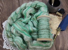 Kammzug GIN & TONIC - Merino, Tussah, South American, Viskose (Trend Blends)