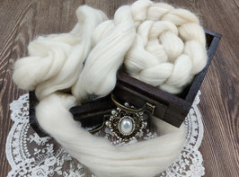 Kammzug CAFFEE CREMA - Polwarth, Kamel, Maulbeerseide