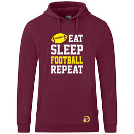 Eat Sleep Football Repeat Hoodie Redskins