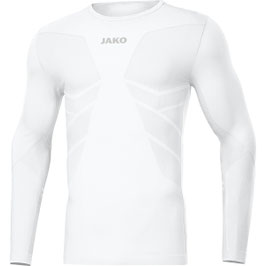 Jako Longsleeve Comfort Weiß