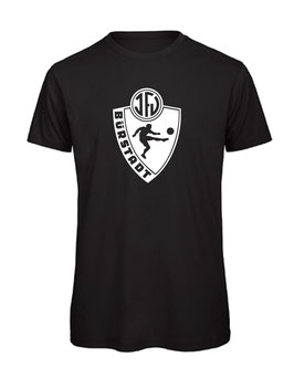 T-Shirt JFV Bürstadt Wappen Schwarz