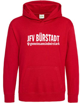 Hoodie JFV Bürstadt FireRed #