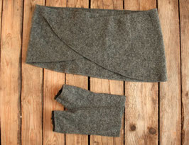 Set: Cacheur und Stulpen grau