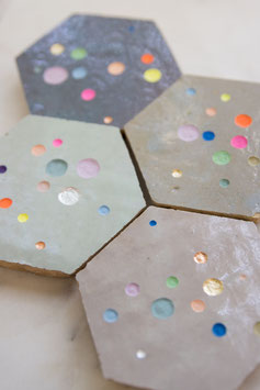 hexagon confetti