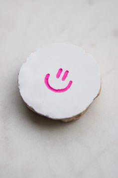 mini wit - rond smiley
