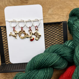 Maschenmarkierer_Advent_Ring silber_geschlossen Set 1