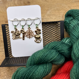 Maschenmarkierer_Advent_Ring silber_geschlossen Set 4