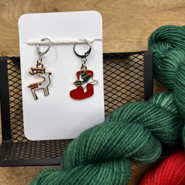 Maschenmarkierer_Advent_Ring silber_mit Ohrhacken Set 3