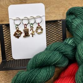 Maschenmarkierer_Advent_Ring silber_geschlossen Set 5