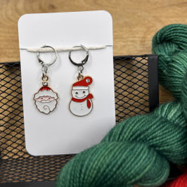 Maschenmarkierer_Advent_Ring silber_mit Ohrhacken Set 5