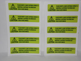 CAUTION LABELS  PAL / USA