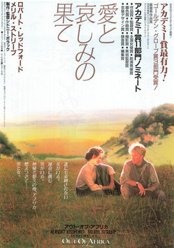 愛と哀しみの果て(館名ナシ/チラシ外国映画)