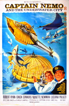 ネモ船長と海底都市(CAPTAIN NEMO AND THE UNDERWATER CITY/ポスター外国映画)