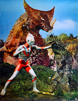 ウルトラマンVS宇宙怪獣ベムラー・古代怪獣ゴモラ(ポスター)