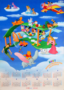 １９８７ディズニー・キャラクター・カレンダー(ポスター・アニメ)