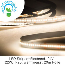 LED Stripes-Flexband, 24V, 22W, IP20, warmweiss, 20m, - 112938