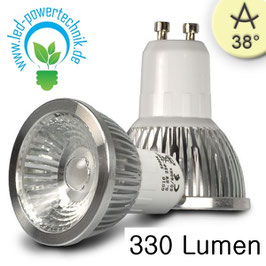 GU10 LED Strahler 5,5W COB, 38° warmweiss, dimmbar