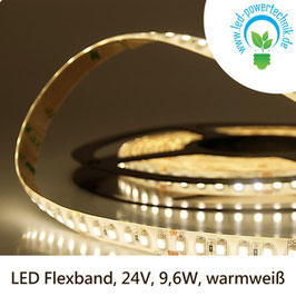 LED Stripes-Flexband, 24V, 9,6W, IP66, warmweiss - 111910