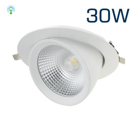 LED Einbaustrahler Fusion 3.0 - 30 Watt CRI>80 / 170mm / bis 3.100lm