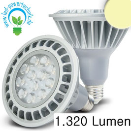 LED PAR38, E27, 230V, 16W, 30°, warmweiss, dimmbar