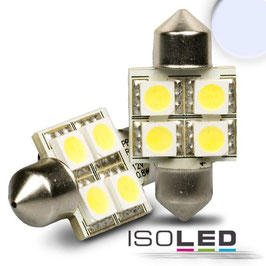 LED Soffitte, 31mm, 10-30V/DC, 4SMD, 0,7Watt, kaltweiss