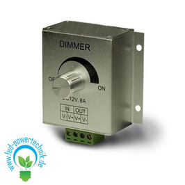 LED Dimmer 12-24V, 8A