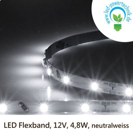 LED Stripes-MICRO Flexband, 12V, 4,8W, IP20, neutralweiss - 111678