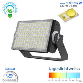 LED Sniper T900 - Fluter 300W | Abstrahlwinkel 30°, 60°, 90° & asymmetrisch | 51.000 lm | 6000K tageslichtweiss | IP66 | 1-10V dimmbar | od. DALI dimmbar