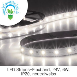 LED Stripes-Flexband, 24V, 6W, IP20, neutralweiss - 112309