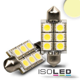 LED Soffitte, 37mm, 10-30V/DC, 6SMD, 1,5Watt, warmweiss