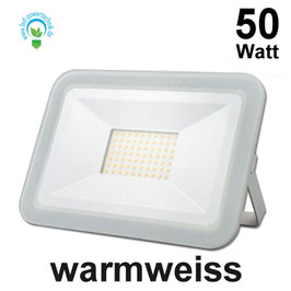 LED Fluter - White - 50 Watt, 4870lm, 3000K warmweiss, IP65,