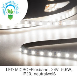 LED Stripes MICRO-Flexband, 24V, 9,6W, IP20, neutralweiss - 112752