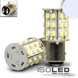 LED BAY15d, 10-30V/DC, 30SMD, 1,5 Watt, kaltweiss