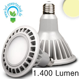 E27 PAR38, 16 Watt, diffuse, warmweiss, dimmbar