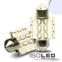LED Soffitte, 31mm, 10-30V/DC, 6+6SMD, 0,7Watt, kaltweiss