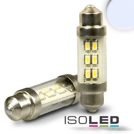 LED Soffitte, 37mm, mit Glas, 10-30V/DC, 6SMD, 0,9Watt, kaltweiss