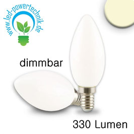 E14 LED Kerze, 4W, milky, warmweiss, dimmbar