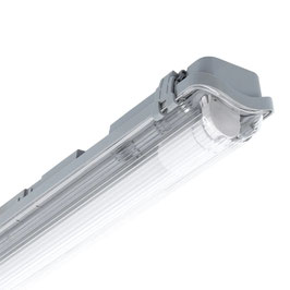 LED Feuchtraumleuchte TUBECASE SOLO – inkl. 1x150 cm | 22W | IP65 | No Flicker | 6000K tageslichtweiss