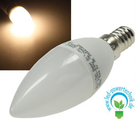 LED Kerzenlampe E14 "Star500" warmweiß 3000k, 400lm, 230V/5W