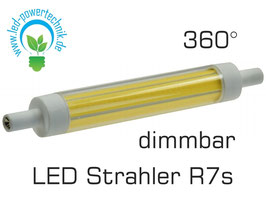LED R7s Stab 9W, dimmbar, 360°, 4200k, 800lm, 118mm, neutralweiß
