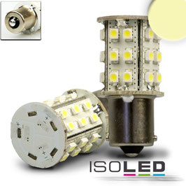 LED BA15S, 10-30V/DC, 30SMD, 1,5 Watt, warmweiss