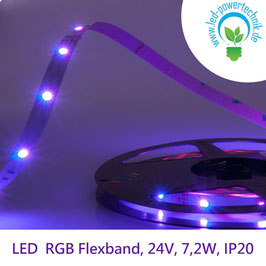 LED RGB Stripes - Flexband, 24V, 7,2W, IP20, RGB - 112068
