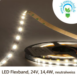 LED Stripes-Flexband, 24V, 14,4W, IP20, neutralweiss - 111947