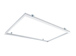 Einbaurahmen 120x30 cm für LED Panel – Rahmen für Deckeneinbau in Weiß